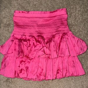Reset Women’s Pink Tiered Ruffle Skirt